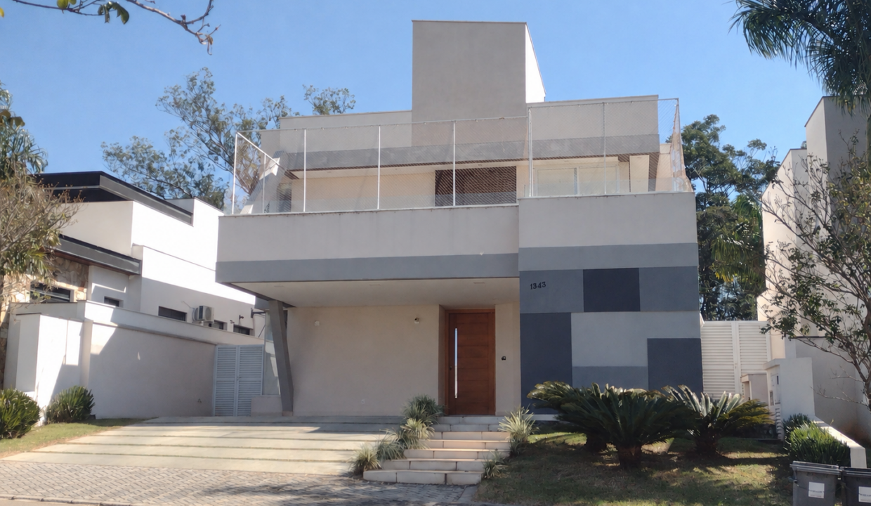 00-Casa contemporânea com paisagismo moderno