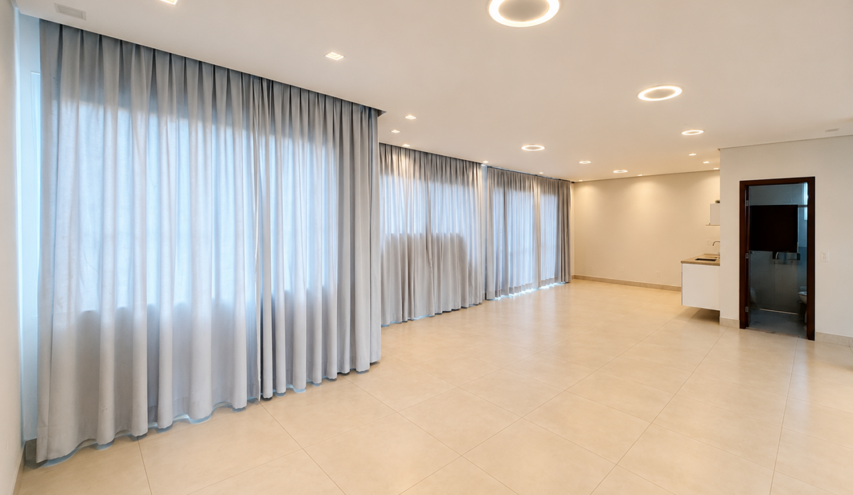 Espaço minimalista e moderno vazio