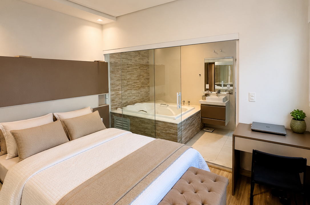 Quarto moderno e minimalista